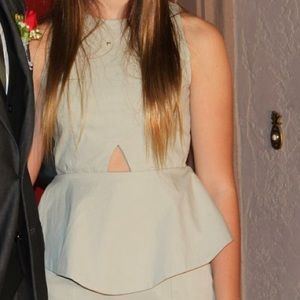 Grey UO Formal Dress